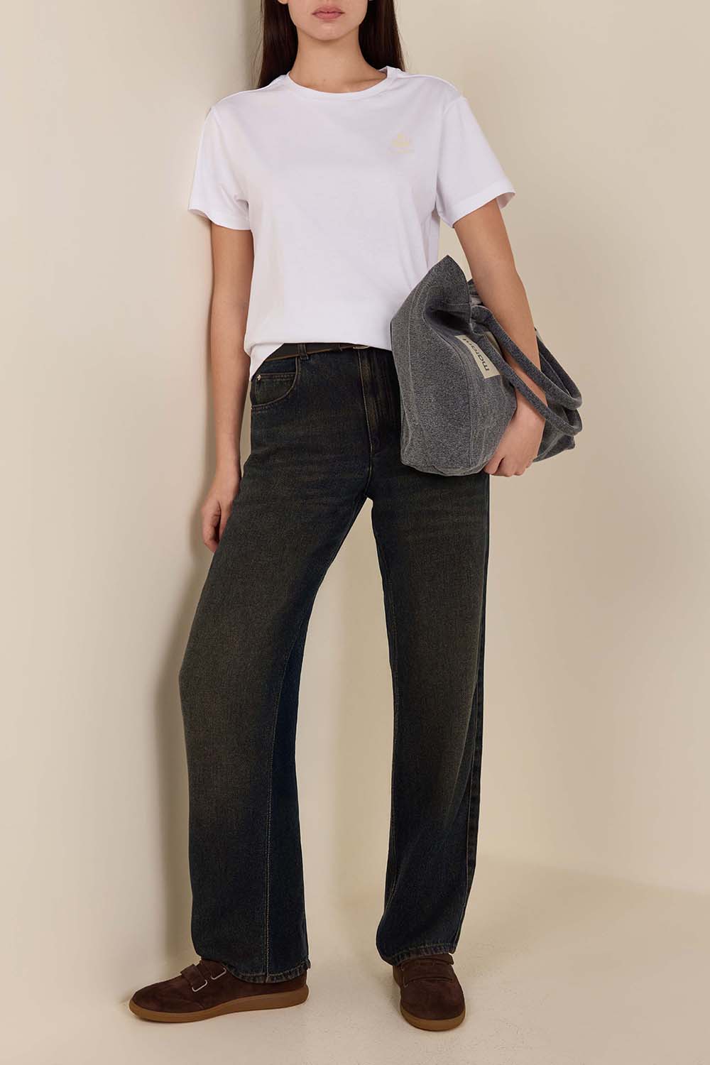 חולצת טי קצרה מכותנה